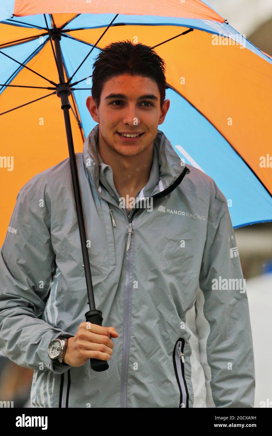 Esteban Ocon (FRA) Manor Racing. Grand Prix brésilien, dimanche 13 novembre 2016. Sao Paulo, Brésil. Banque D'Images