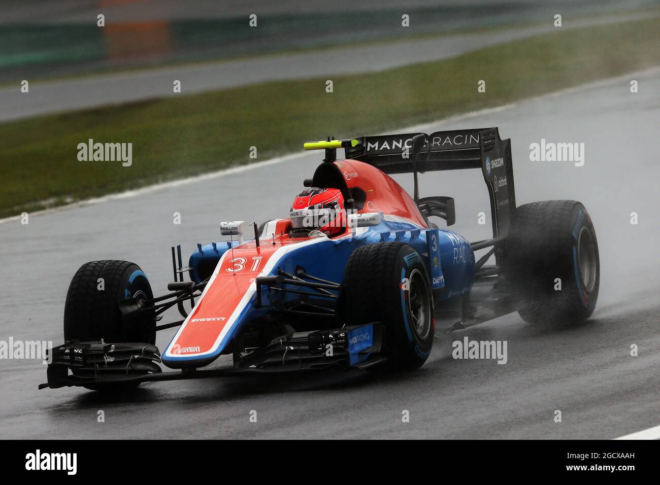 Esteban Ocon (FRA) Manor Racing MRT05. Grand Prix brésilien, dimanche 13 novembre 2016. Sao Paulo, Brésil. Banque D'Images