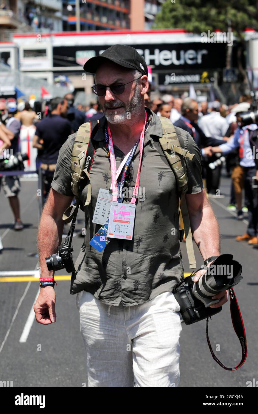 Liam Cunningham (IRE) acteur sur la grille. Grand Prix de Monaco, dimanche 28 mai 2017. Monte Carlo, Monaco. Banque D'Images