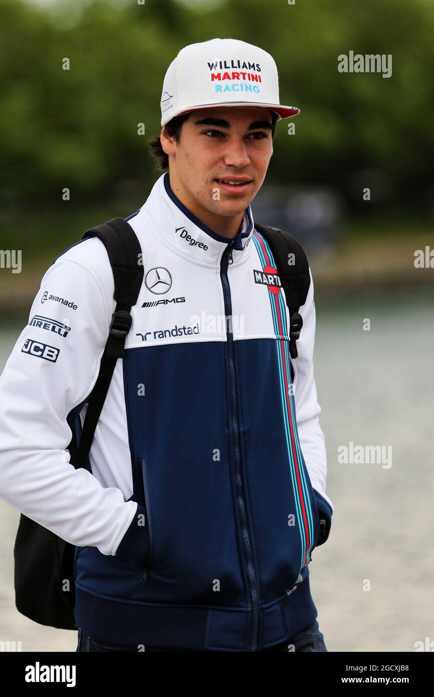 Lance Ret (CDN) Williams. Grand Prix du Canada, vendredi 9 juin 2017. Montréal, Canada. Banque D'Images