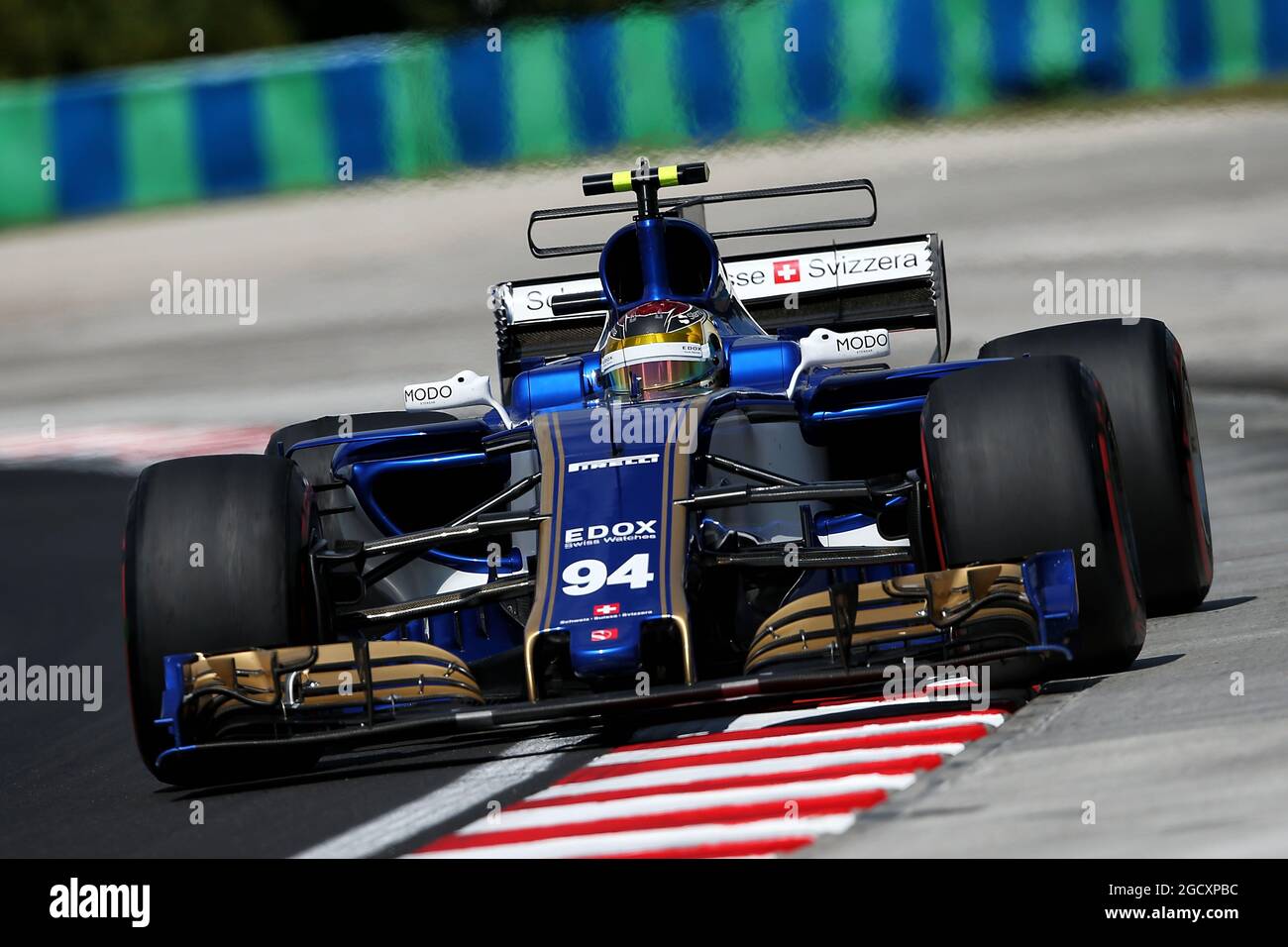 Pascal Wehrlein (GER) Sauber C36. Grand Prix de Hongrie, vendredi 28 juillet 2017. Budapest, Hongrie. Banque D'Images