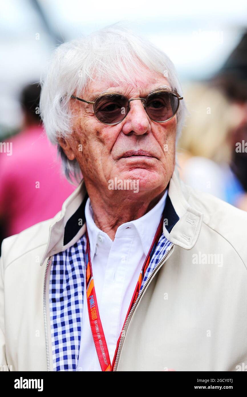 Bernie Ecclestone (GBR). Grand Prix brésilien, vendredi 10 novembre 2017. Sao Paulo, Brésil. Banque D'Images