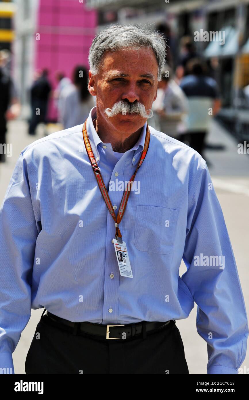 Chase Carey (États-Unis) Président du Groupe de Formule 1. Grand Prix d'Espagne, vendredi 11 mai 2018. Barcelone, Espagne. Banque D'Images