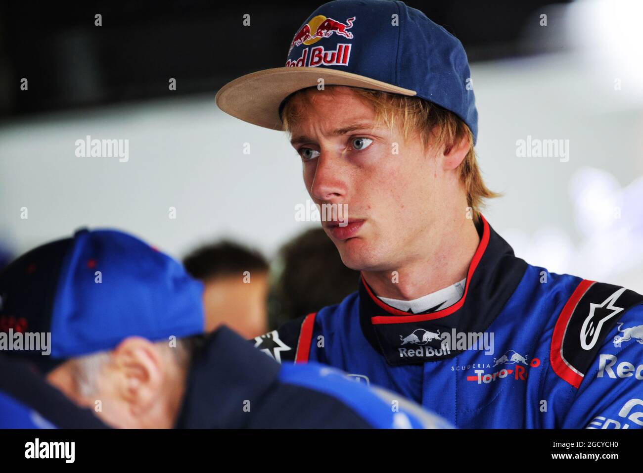 Brendon Hartley (NZL) Scuderia Toro Rosso. Grand Prix d'Allemagne, samedi 21 juillet 2018. Hockenheim, Allemagne. Banque D'Images