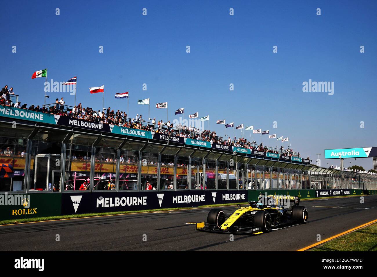 Daniel Ricciardo (AUS) Renault F1 Team RS19. Grand Prix d'Australie, dimanche 17 mars 2019. Albert Park, Melbourne, Australie. Banque D'Images