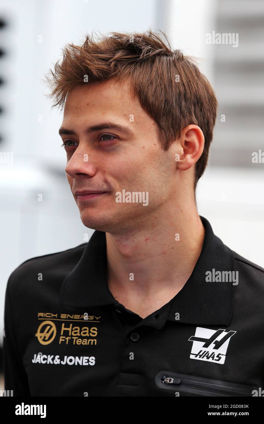 Pilote d'essai de l'écurie Louis Deletraz (SUI) Haas F1. Grand Prix  d'Allemagne, dimanche 28 juillet 2019. Hockenheim, Allemagne Photo Stock -  Alamy