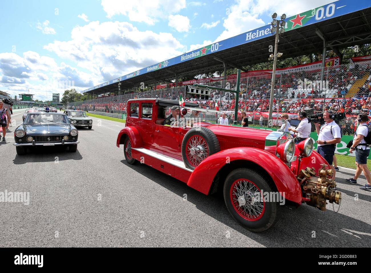 Atmosphère du circuit. Grand Prix d'Italie, dimanche 8 septembre 2019. Monza Italie. Banque D'Images