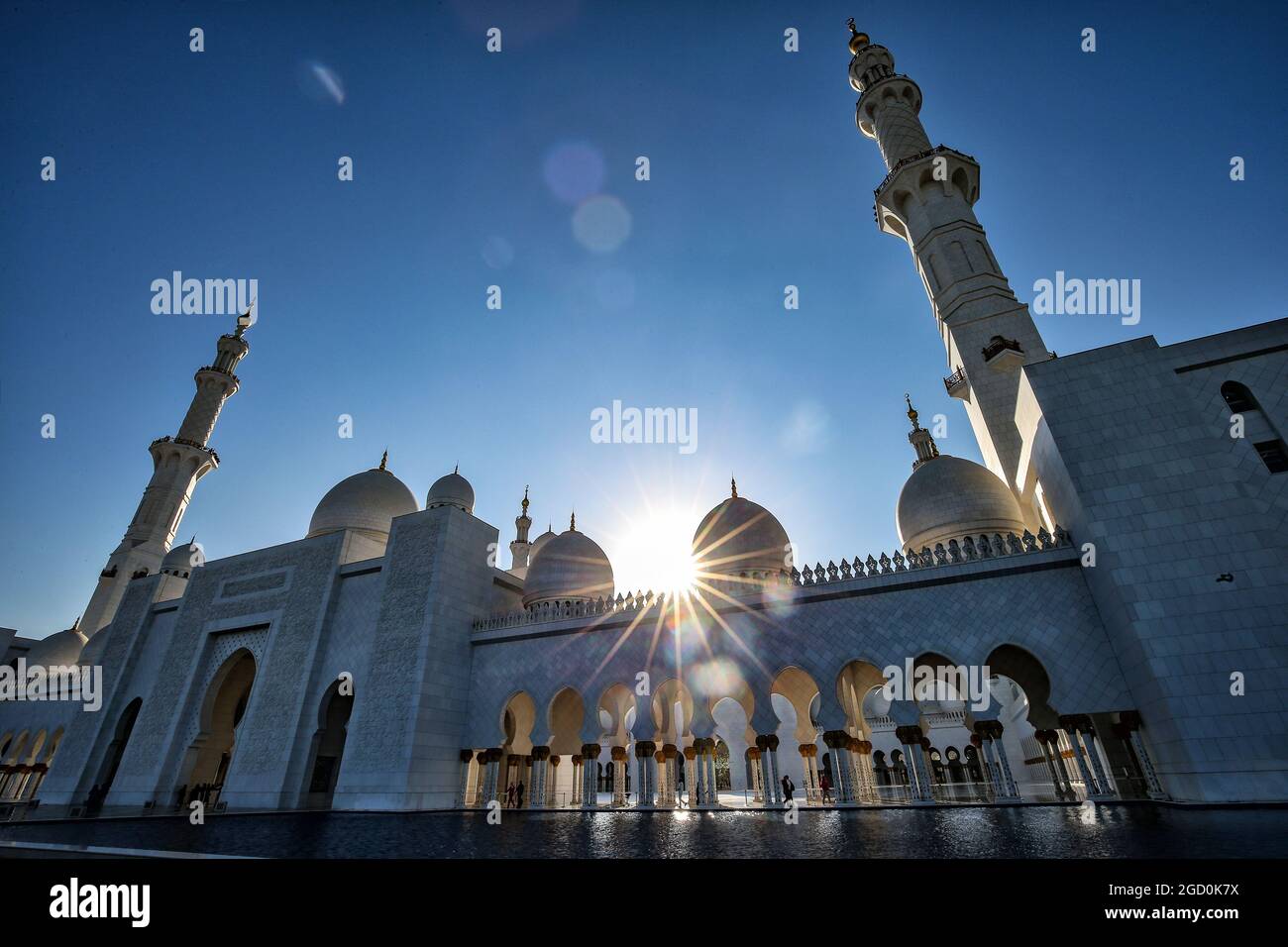 Vue panoramique d'Abu Dhabi. Grand Prix d'Abu Dhabi, jeudi 28 novembre 2019. Yas Marina circuit, Abu Dhabi, Émirats Arabes Unis. Banque D'Images