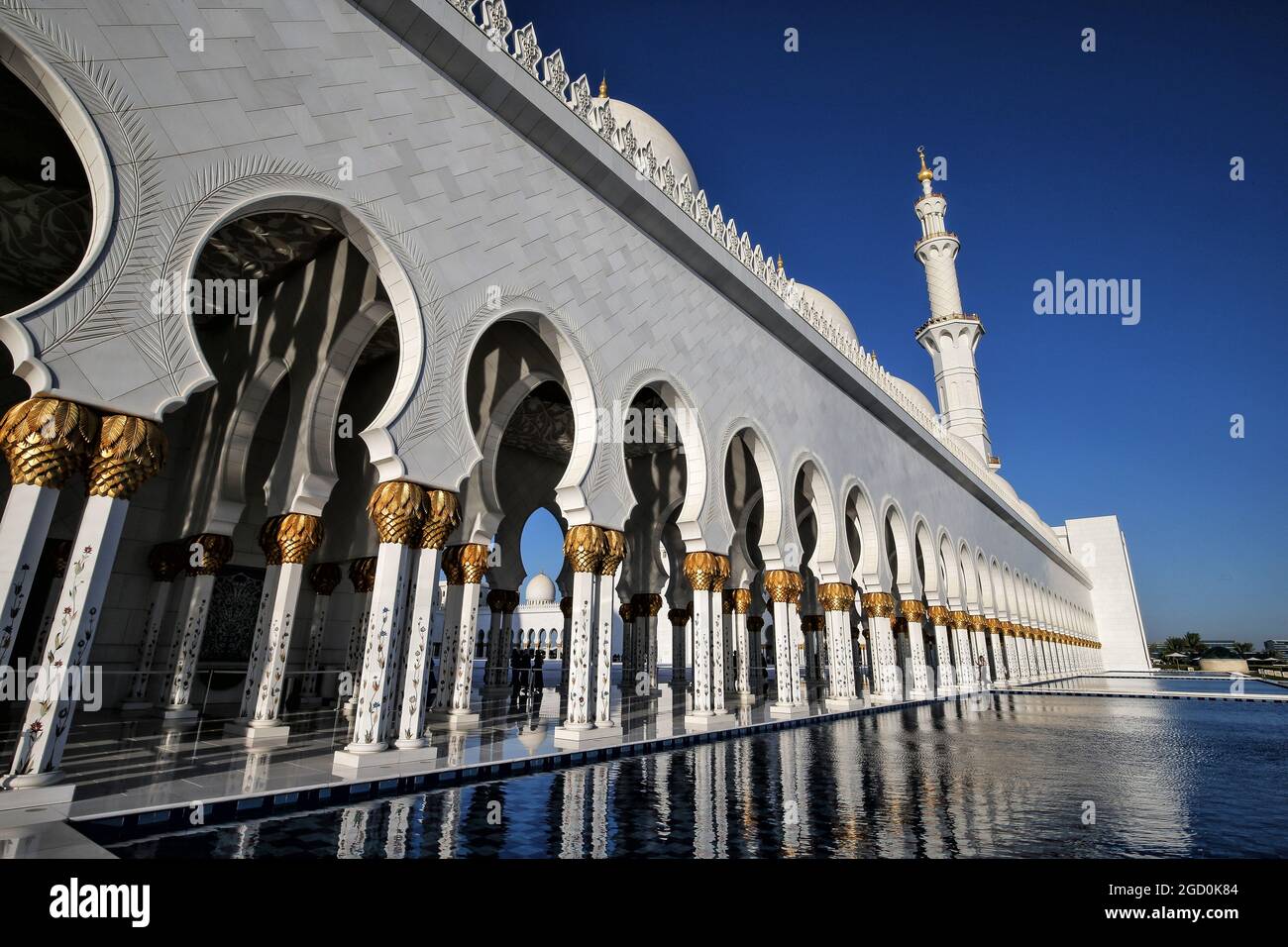 Vue panoramique d'Abu Dhabi. Grand Prix d'Abu Dhabi, jeudi 28 novembre 2019. Yas Marina circuit, Abu Dhabi, Émirats Arabes Unis. Banque D'Images