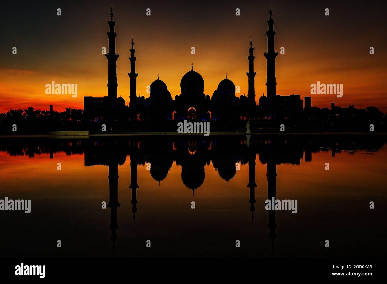 Vue panoramique d'Abu Dhabi. Grand Prix d'Abu Dhabi, jeudi 28 novembre 2019. Yas Marina circuit, Abu Dhabi, Émirats Arabes Unis. Banque D'Images