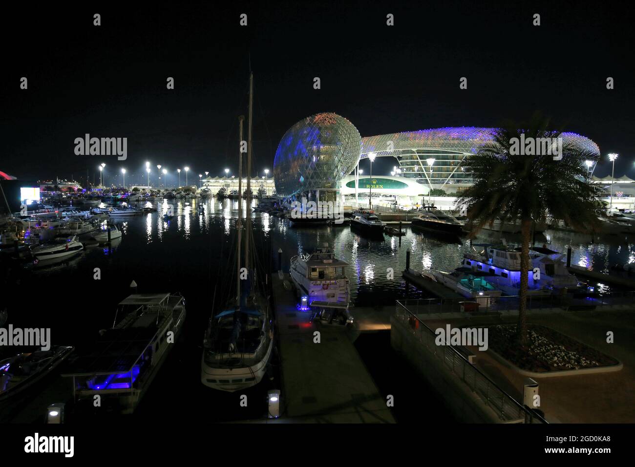 Atmosphère du circuit. Grand Prix d'Abu Dhabi, jeudi 28 novembre 2019. Yas Marina circuit, Abu Dhabi, Émirats Arabes Unis. Banque D'Images