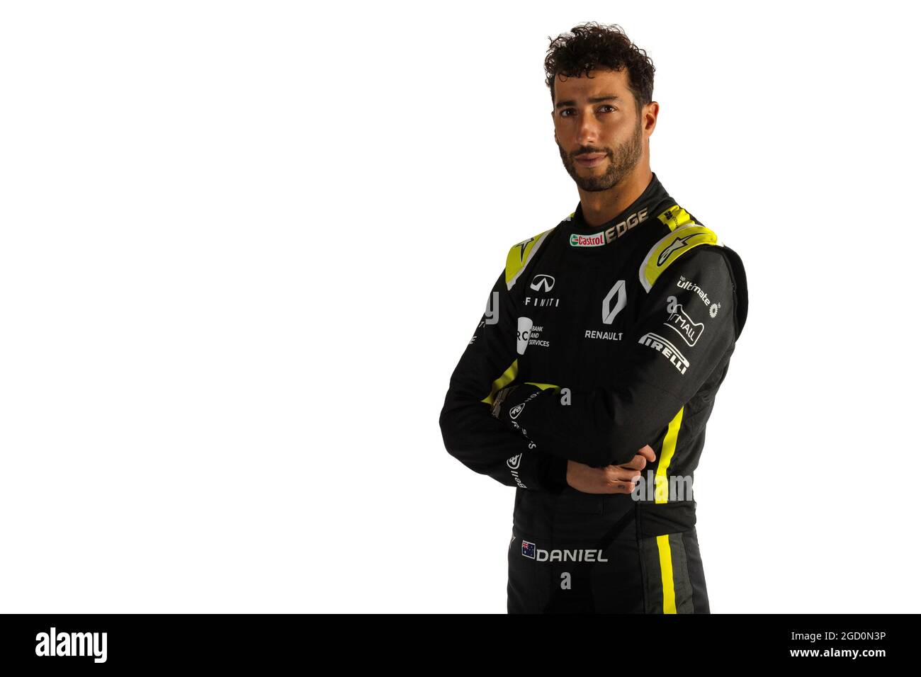 Daniel Ricciardo (AUS) Renault F1 Team. Renault F1 Team saison Opener, mercredi 12 février 2020. L’atelier Renault, Paris, France. Banque D'Images