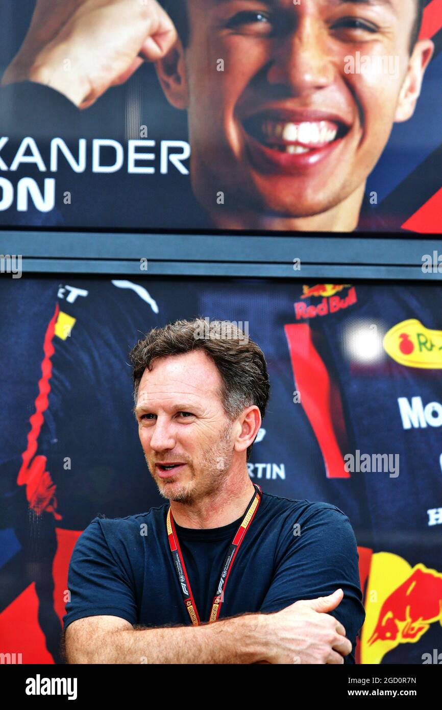 Christian Horner (GBR) Directeur de l'équipe Red Bull Racing. Grand Prix d'Australie, jeudi 12 mars 2020. Albert Park, Melbourne, Australie. Banque D'Images