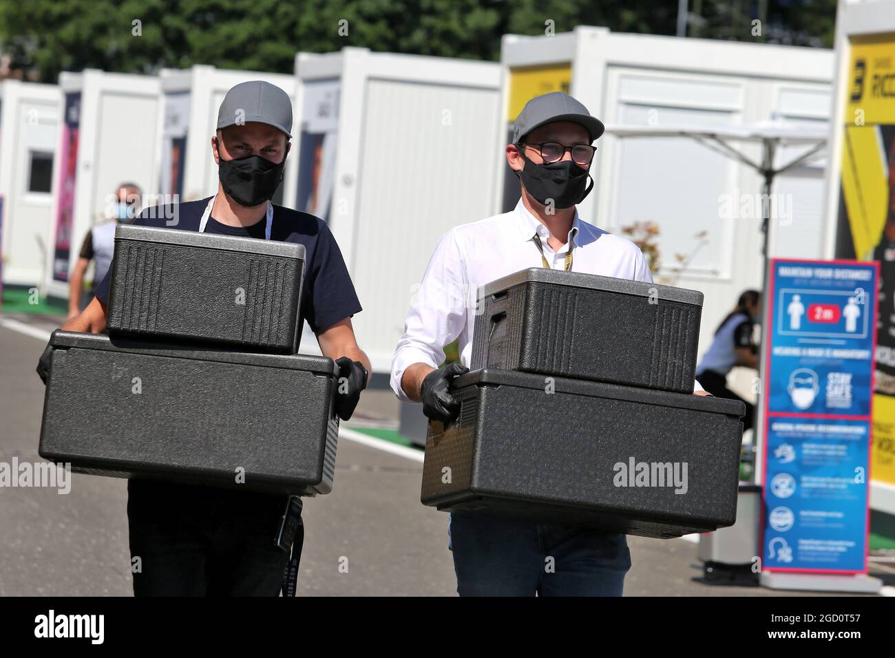 Ambiance de paddock. Grand Prix d'Autriche, samedi 4 juillet 2020. Spielberg, Autriche. Banque D'Images