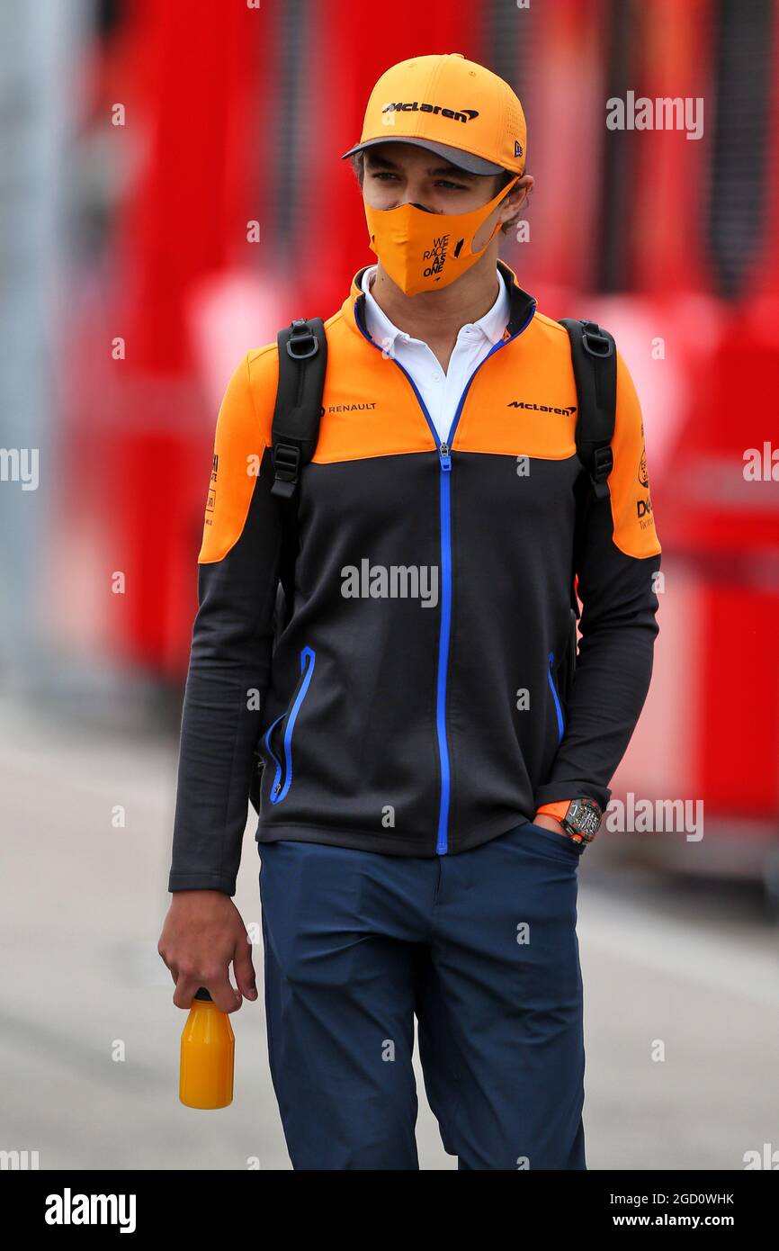 Lando Norris (GBR) McLaren. Grand Prix de Hongrie, vendredi 17 juillet 2020. Budapest, Hongrie. Banque D'Images