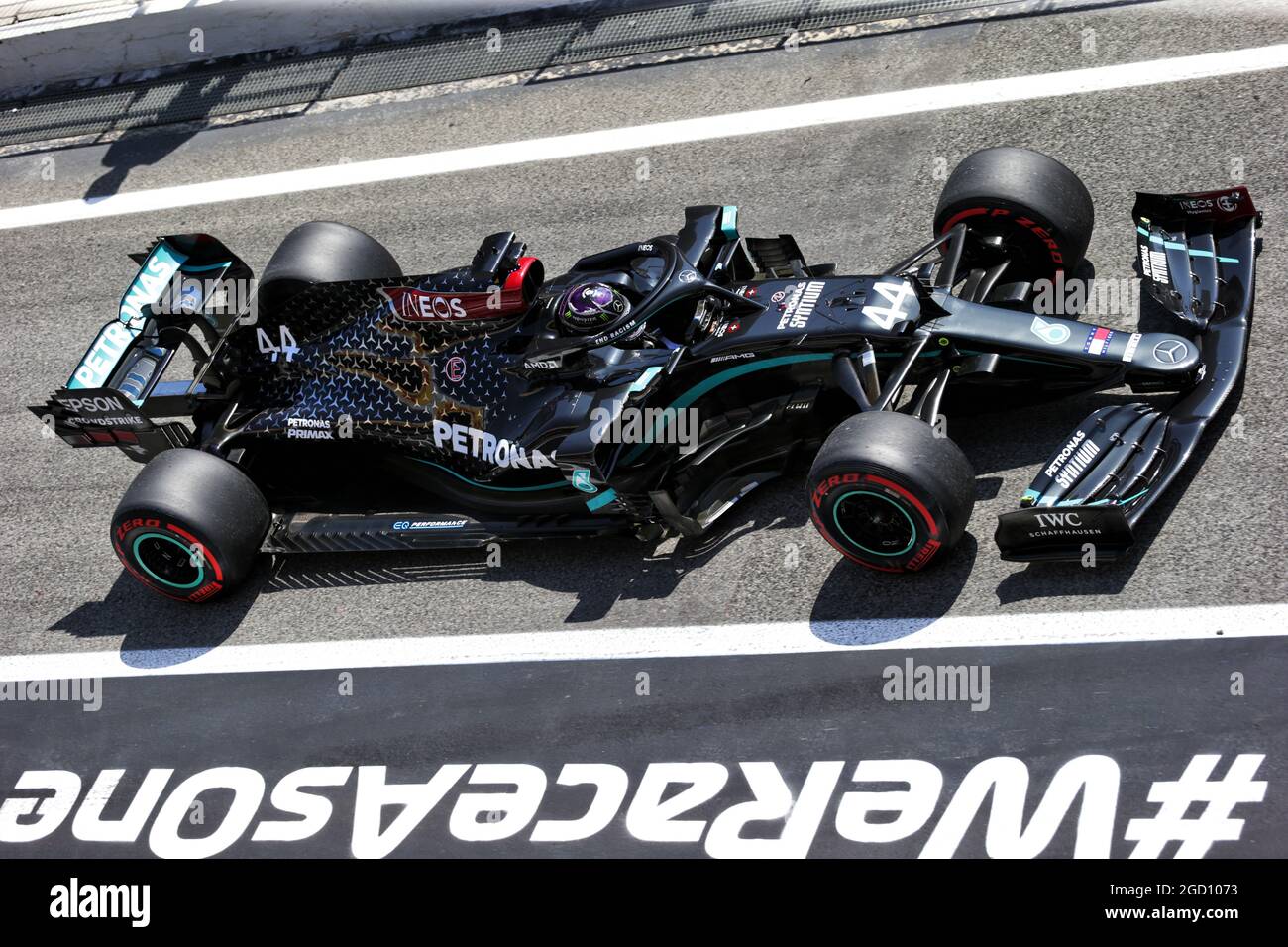 Lewis Hamilton (GBR) Mercedes AMG F1 W11. Grand Prix d'Espagne, samedi 15  août 2020. Barcelone, Espagne Photo Stock - Alamy