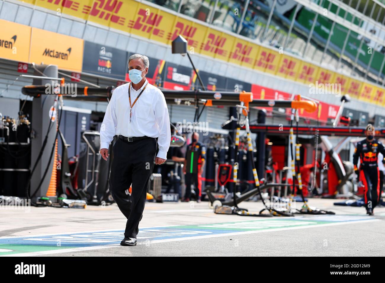 Chase Carey (États-Unis) Président de groupe de Formule 1 sur la grille. Grand Prix d'Italie, dimanche 6 septembre 2020. Monza Italie. Banque D'Images