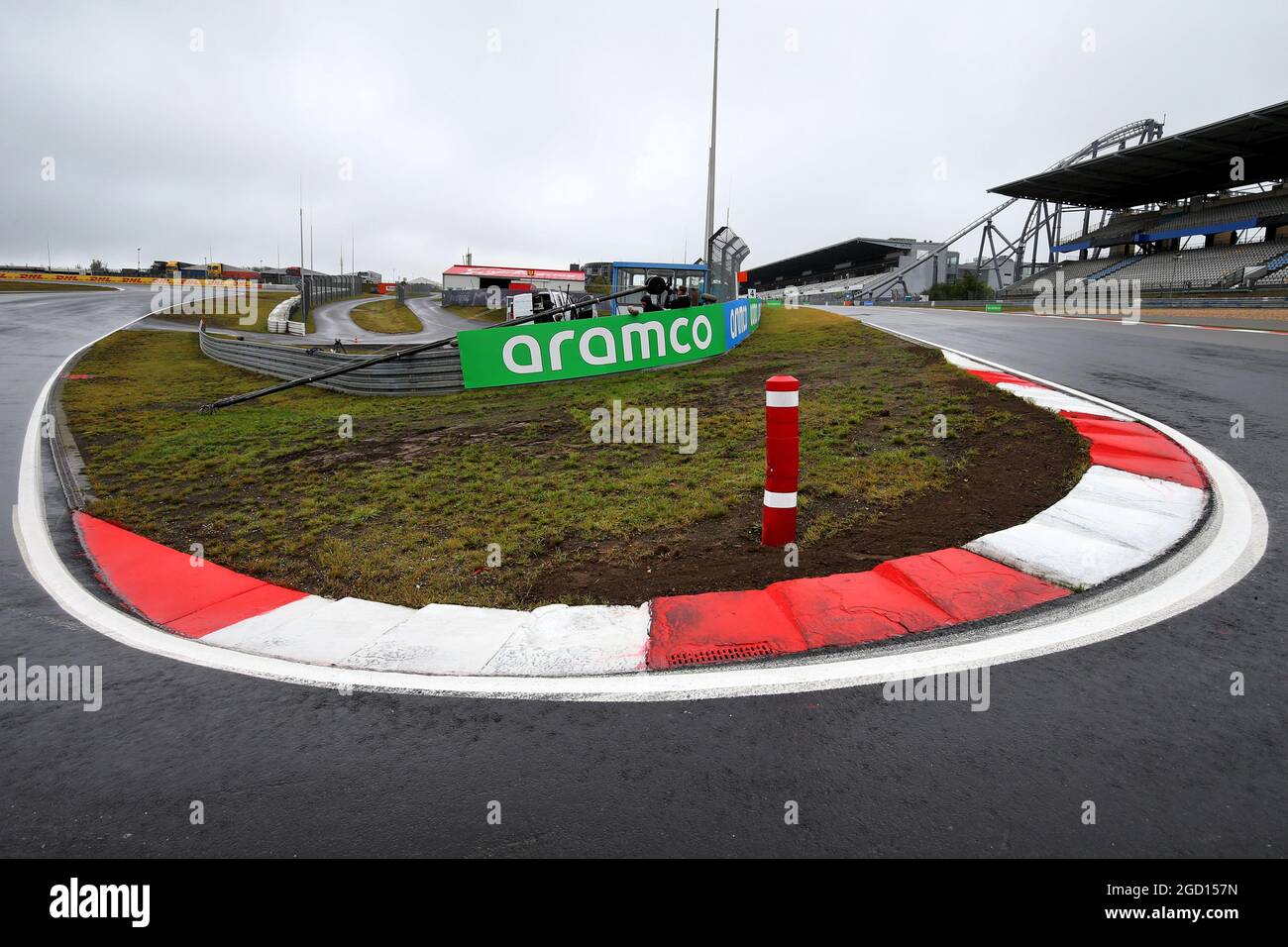 Circuit atmosphère - virage 1. Grand Prix d'Eifel, jeudi 8 octobre 2020. Nurbugring, Allemagne. Banque D'Images