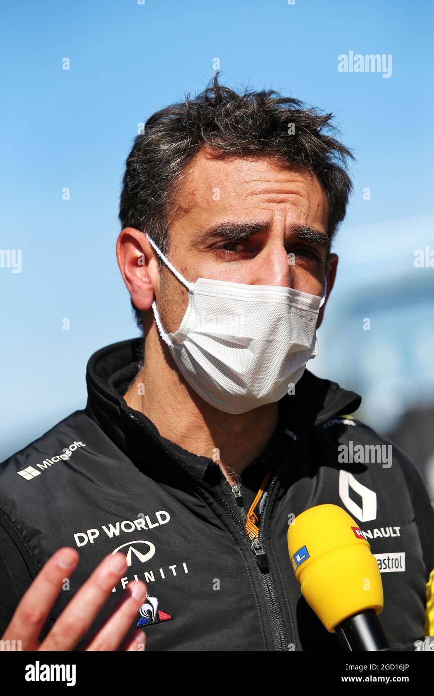 Cyril Abiteboul (FRA) Renault Sport F1 Directeur général. Grand Prix portugais, samedi 24 octobre 2020. Portimao, Portugal. Banque D'Images
