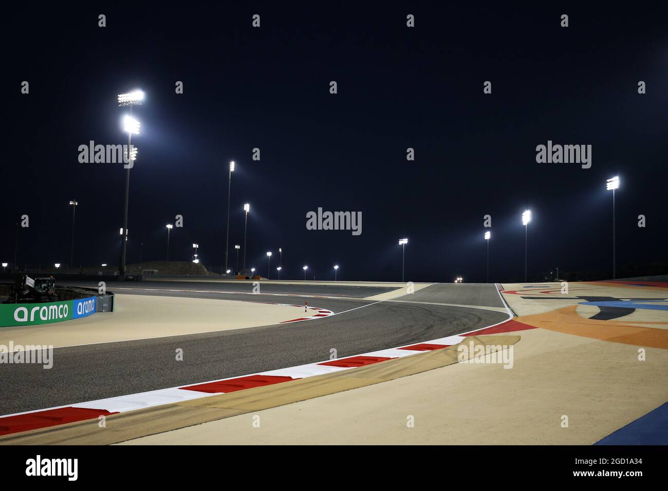 Détail du circuit. Grand Prix de Sakhir, jeudi 3 décembre 2020. Sakhir, Bahreïn. Banque D'Images