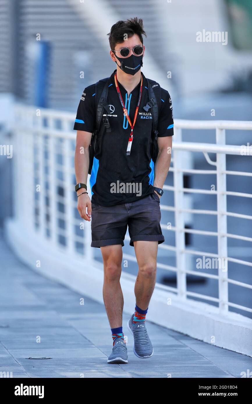Jack Aitken (GBR) / (KOR) Williams Racing. Grand Prix d'Abu Dhabi, jeudi 10 décembre 2020. Yas Marina circuit, Abu Dhabi, Émirats Arabes Unis. Banque D'Images