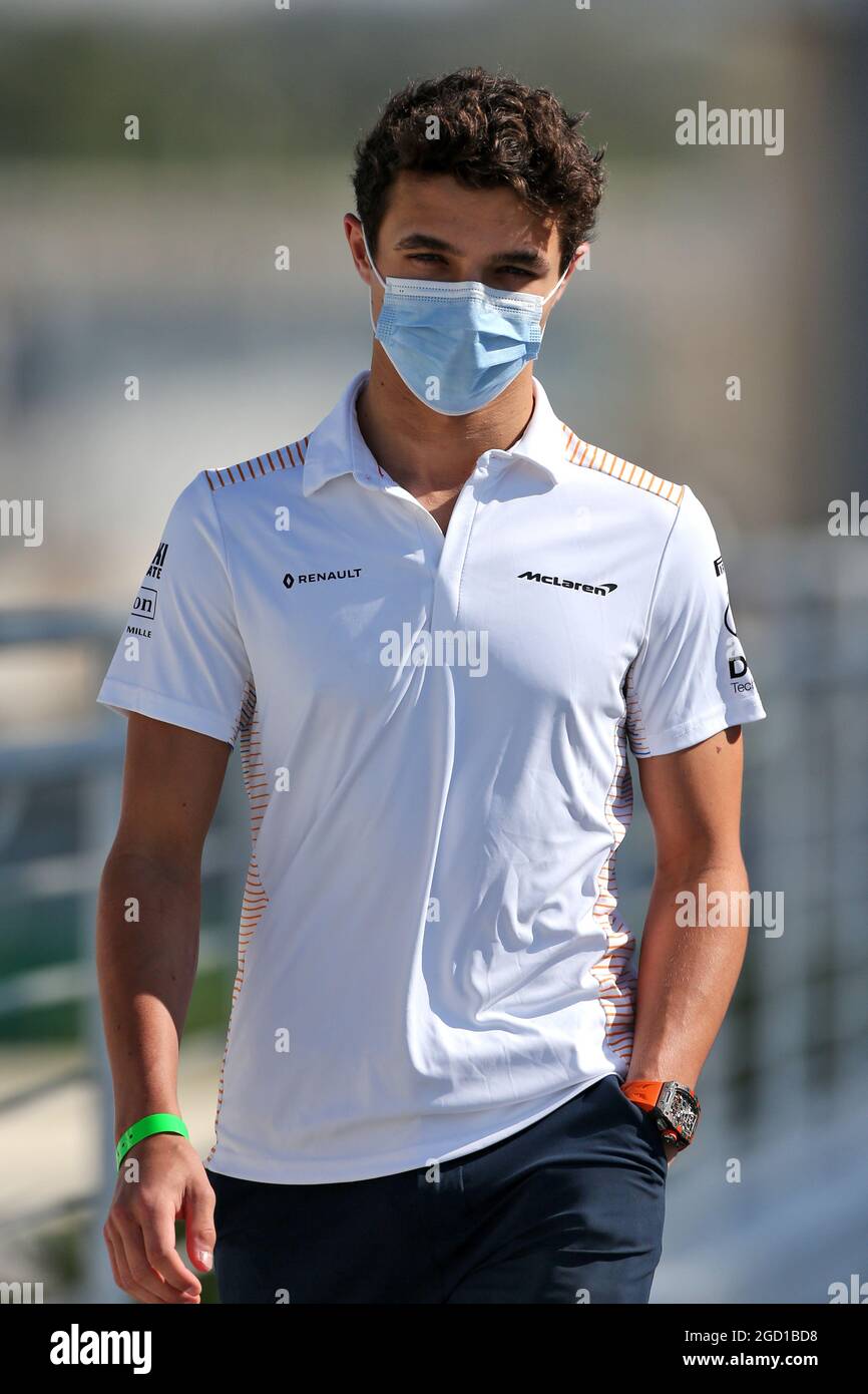 Lando Norris (GBR) McLaren. Grand Prix d'Abu Dhabi, jeudi 10 décembre 2020. Yas Marina circuit, Abu Dhabi, Émirats Arabes Unis. Banque D'Images