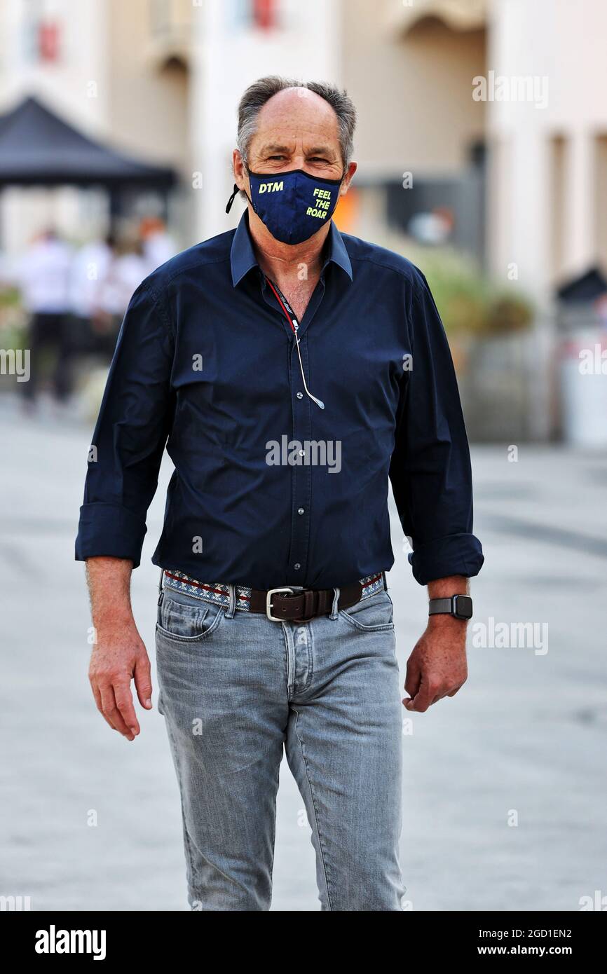 Gerhard Berger (AUT). Grand Prix de Bahreïn, dimanche 28 mars 2021. Sakhir, Bahreïn. Banque D'Images