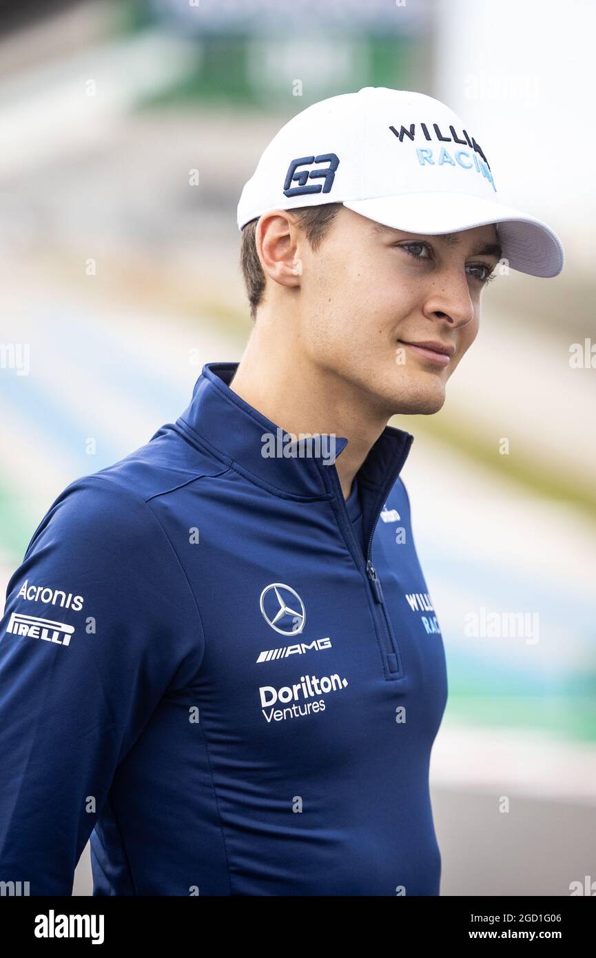 George Russell (GBR) Williams Racing. Grand Prix de Portugal, jeudi 29 avril 2021. Portimao, Portugal. Banque D'Images