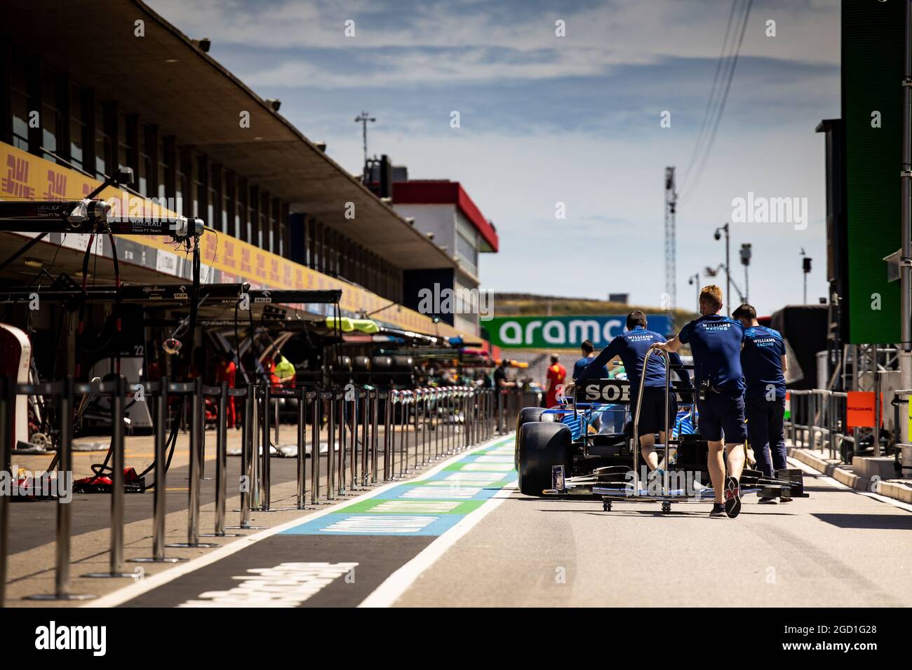 Williams Racing FW43B. Grand Prix de Portugal, jeudi 29 avril 2021. Portimao, Portugal. Banque D'Images