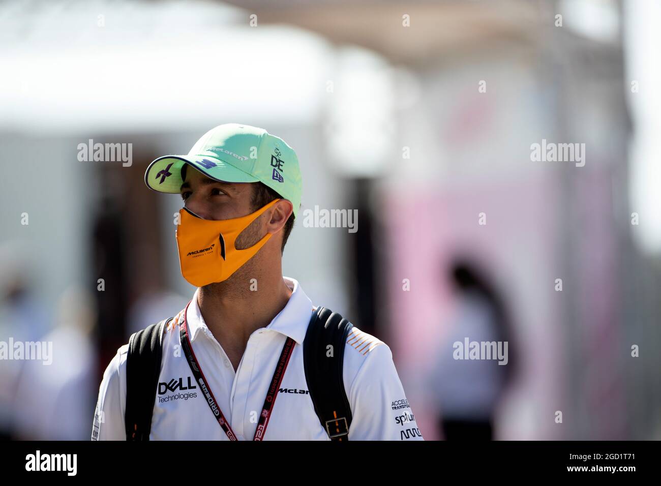 Daniel Ricciardo (AUS) McLaren. Grand Prix de Grande-Bretagne, dimanche 18 juillet 2021. Silverstone, Angleterre. Banque D'Images