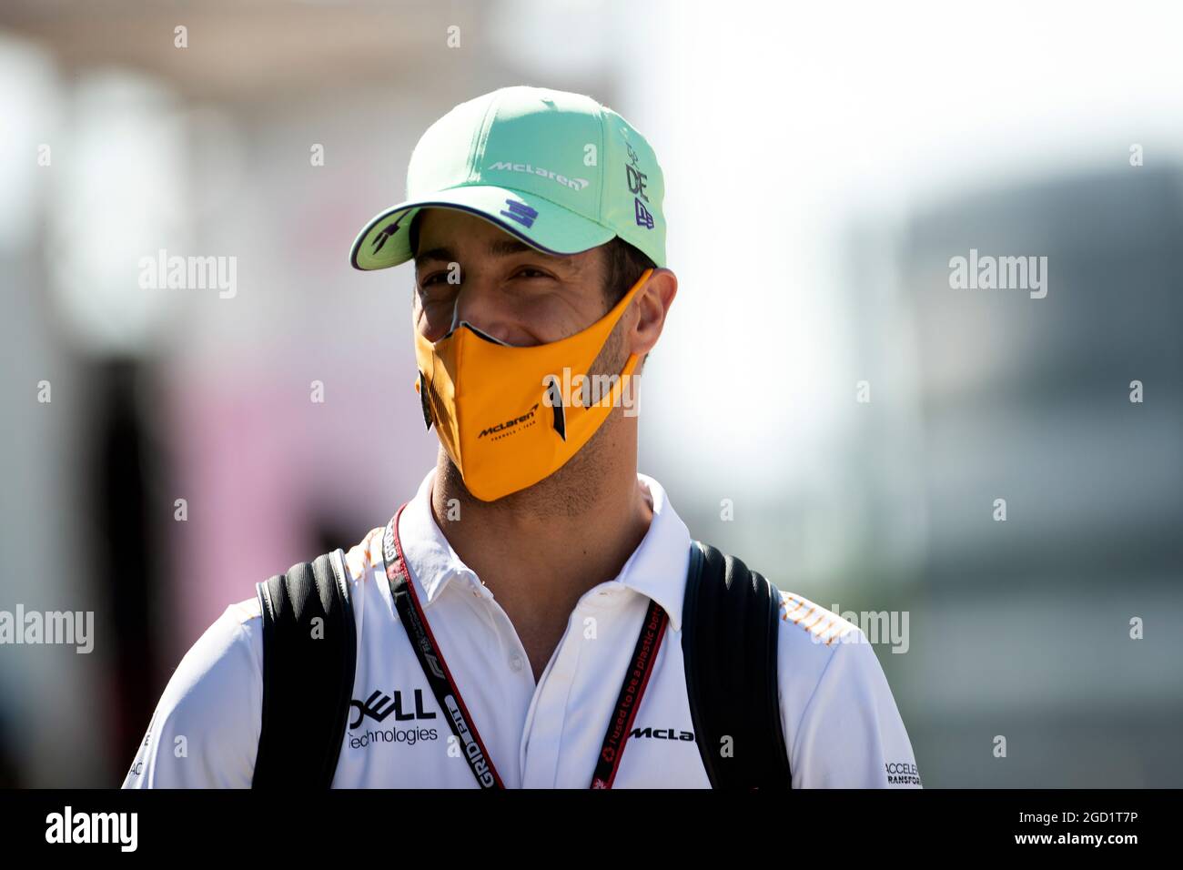 Daniel Ricciardo (AUS) McLaren. Grand Prix de Grande-Bretagne, dimanche 18 juillet 2021. Silverstone, Angleterre. Banque D'Images
