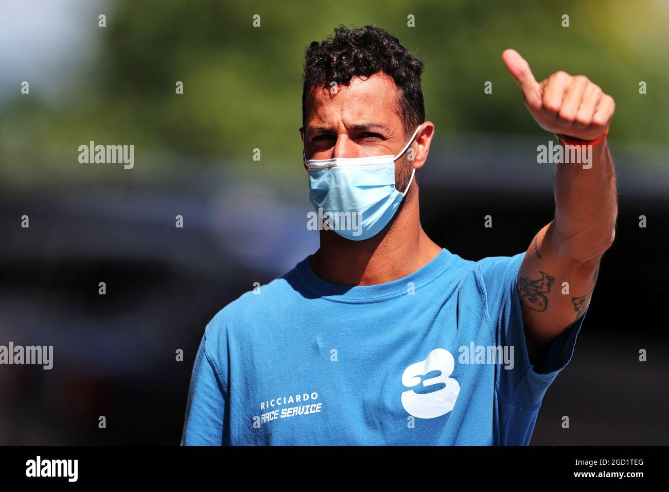 Daniel Ricciardo (AUS) McLaren. Grand Prix de Hongrie, jeudi 29 juillet 2021. Budapest, Hongrie. Banque D'Images