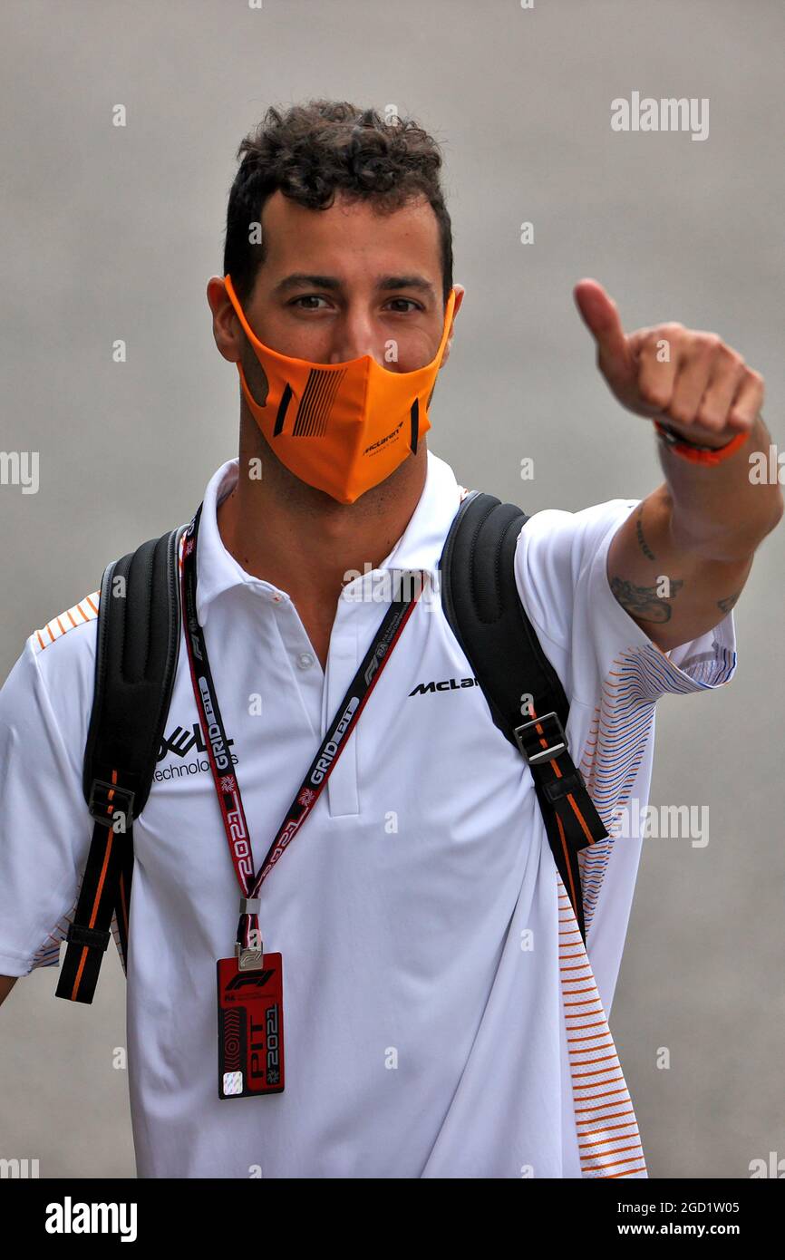 Daniel Ricciardo (AUS) McLaren. Grand Prix de Hongrie, samedi 31 juillet 2021. Budapest, Hongrie. Banque D'Images