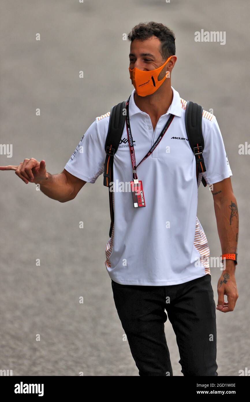 Daniel Ricciardo (AUS) McLaren. Grand Prix de Hongrie, samedi 31 juillet 2021. Budapest, Hongrie. Banque D'Images