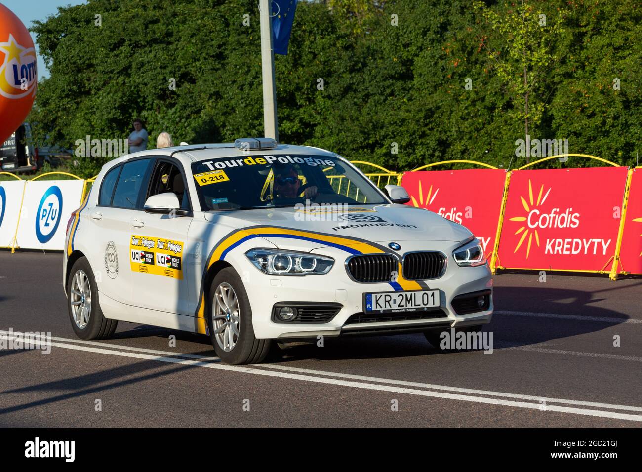 Chelm, Lubelskie, Pologne - 9 août 2021 : tour de Bologne, course automobile Banque D'Images