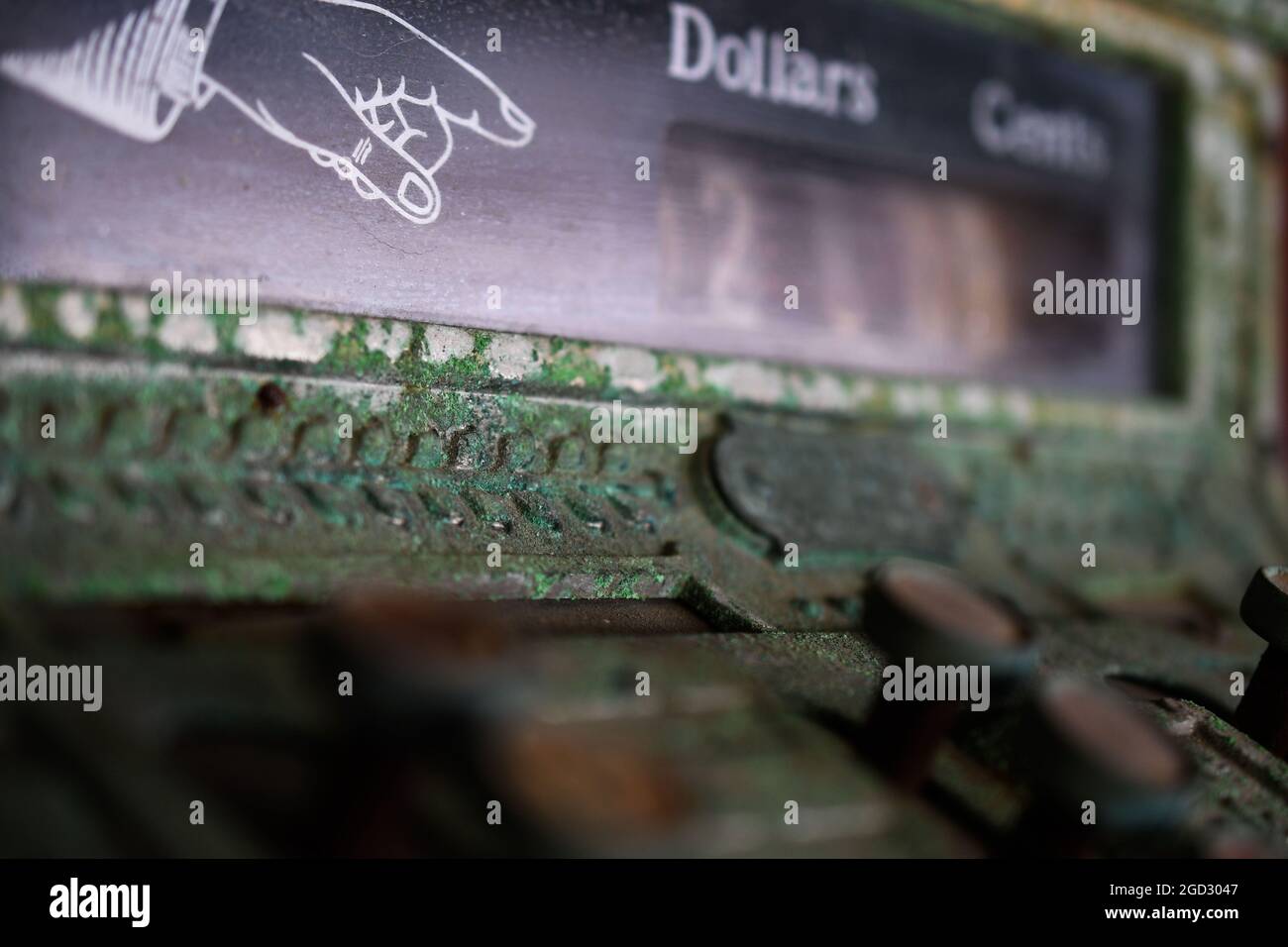 Caisse enregistreuse Vintage Banque D'Images