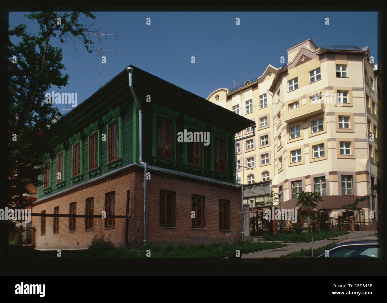 Maison Fomin (Frunze Street 47), (vers 1910), Khabarovsk, Russie; 2002 Banque D'Images