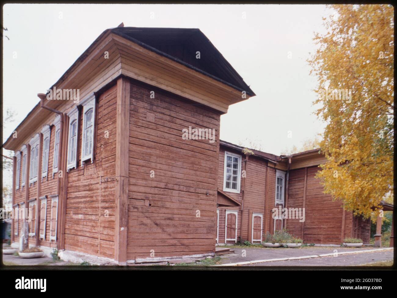 Bibliothèque sur le domaine de G.V. Yudin (1881), Krasnoiarsk, Russie; 1999 Banque D'Images