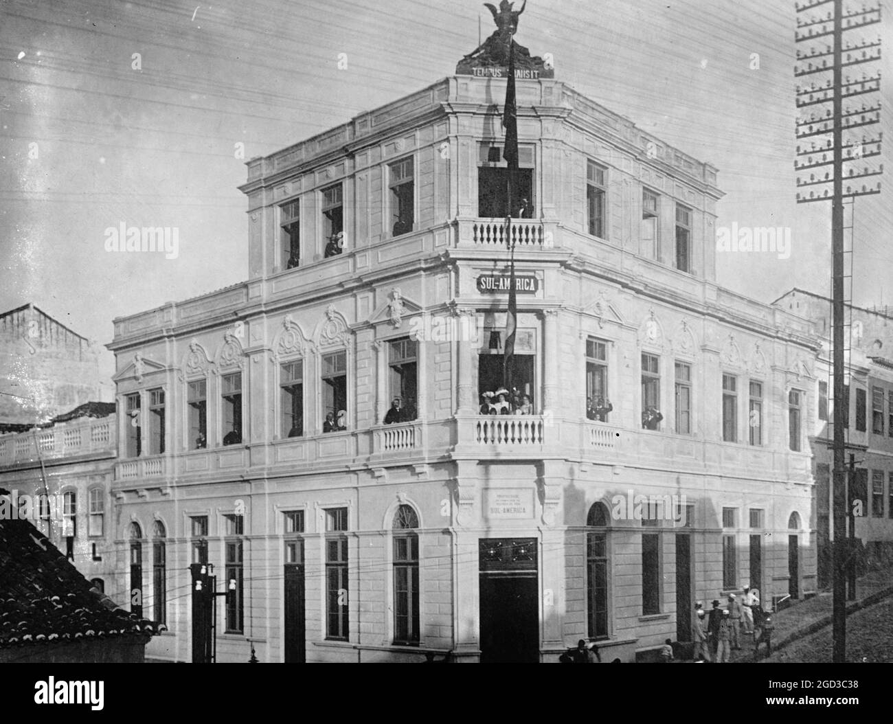 Office of South American Life Insurance Company à Porto Alegre, Brésil, entre 1909 et 1919 Banque D'Images