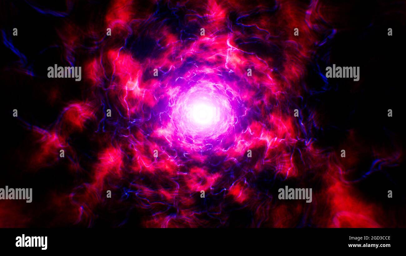 Fond de néon d'énergie sombre cramoisi Banque D'Images