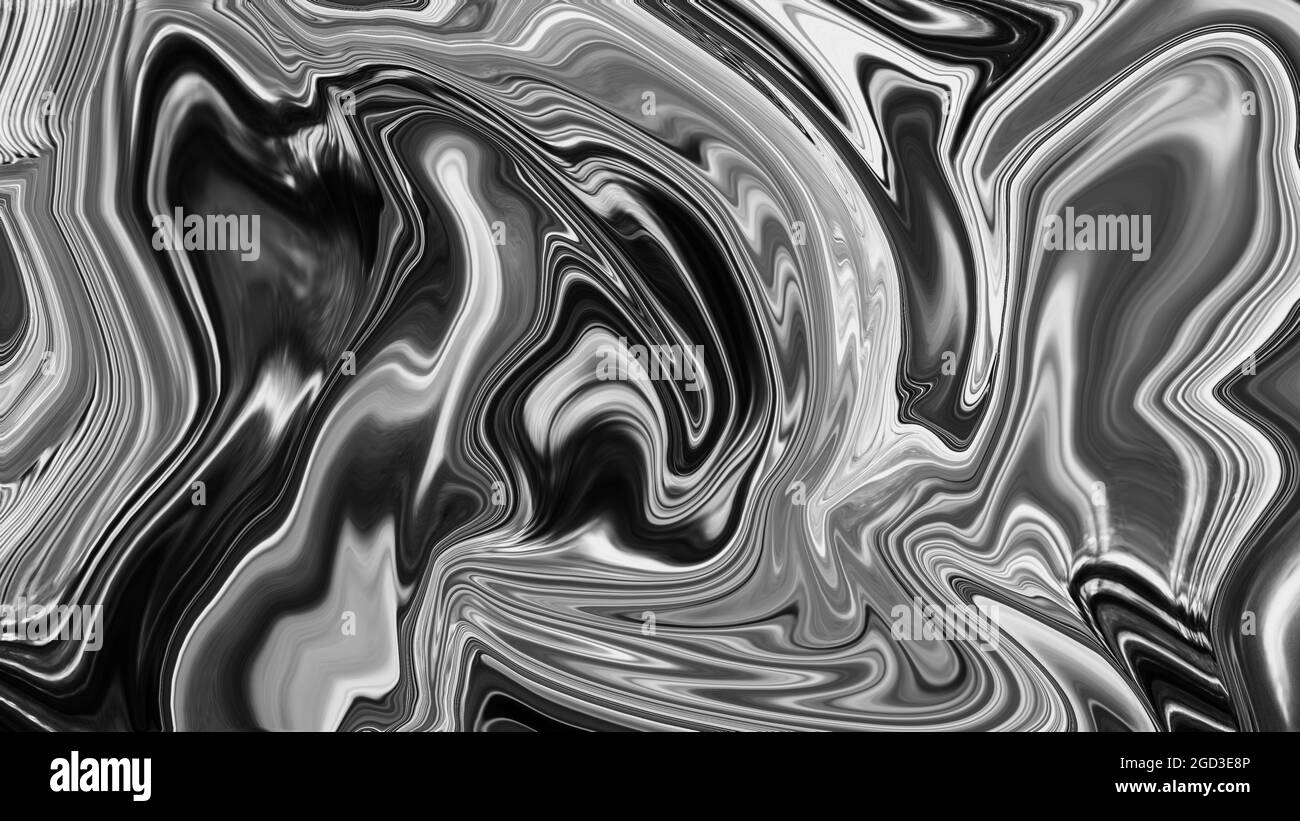 Arrière-plan décoratif liquide, abstraction, texture de peinture. Banque D'Images