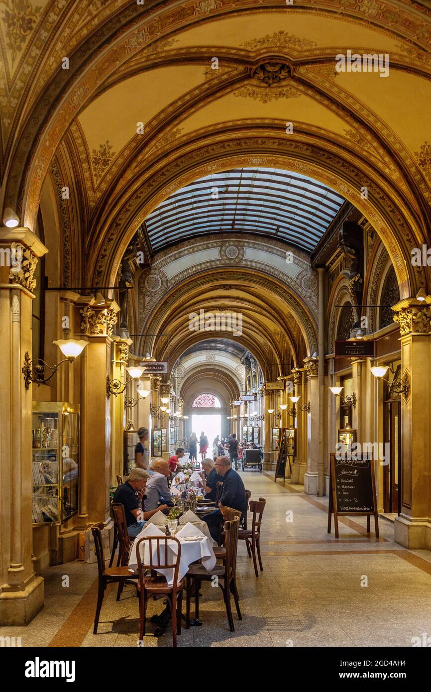 Géographie / voyage, Autriche, Vienne, Palais Ferstel, Centre commercial Ferstel, CAFE CENTRAL, DROITS-SUPPLÉMENTAIRES-AUTORISATION-INFO-NON-DISPONIBLE Banque D'Images