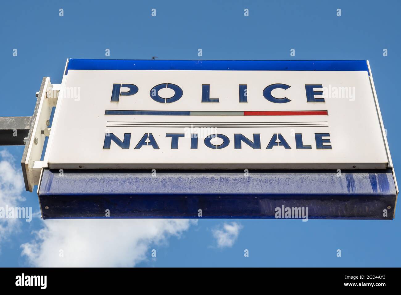 Briançon, France - 7 juillet 2020 : poste de police de la police nationale à Briançon Banque D'Images