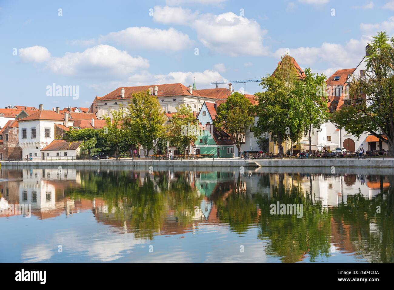 Géographie / voyage, Allemagne, Bavière, Landshut, Isar Promenade, ROECKLTURM, DROITS-SUPPLÉMENTAIRES-AUTORISATION-INFO-NON-DISPONIBLE Banque D'Images