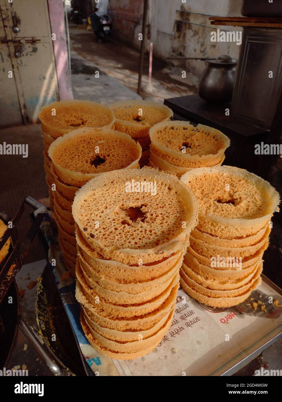 Rajasthani ghevar, jaipur, rajasthan, Inde Banque D'Images