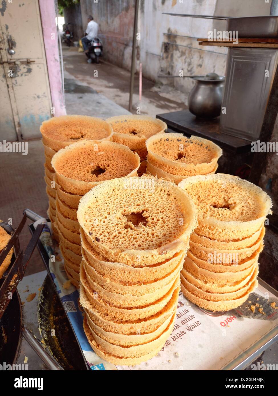 Rajasthani ghevar, jaipur, rajasthan, Inde Banque D'Images