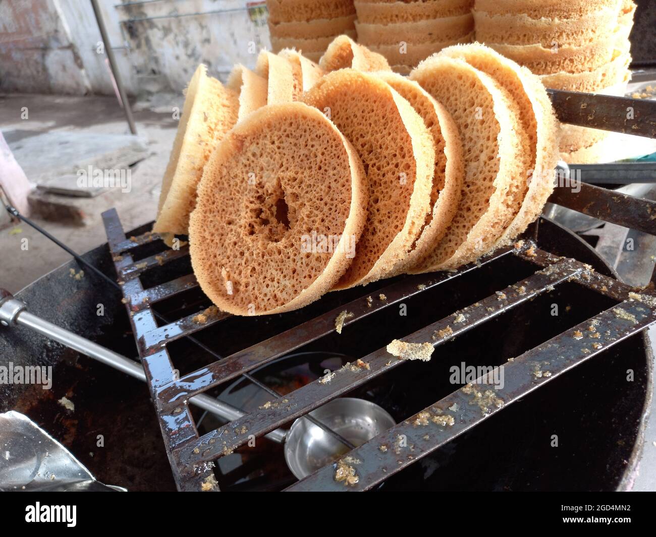 Rajasthani ghevar, jaipur, rajasthan, Inde Banque D'Images