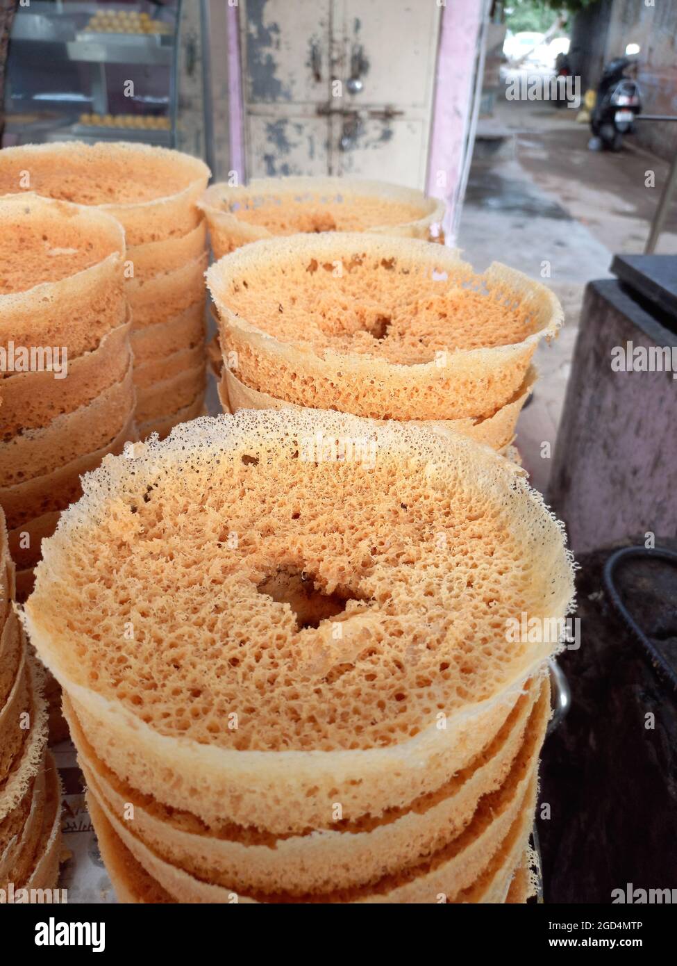 Rajasthani ghevar, jaipur, rajasthan, Inde Banque D'Images