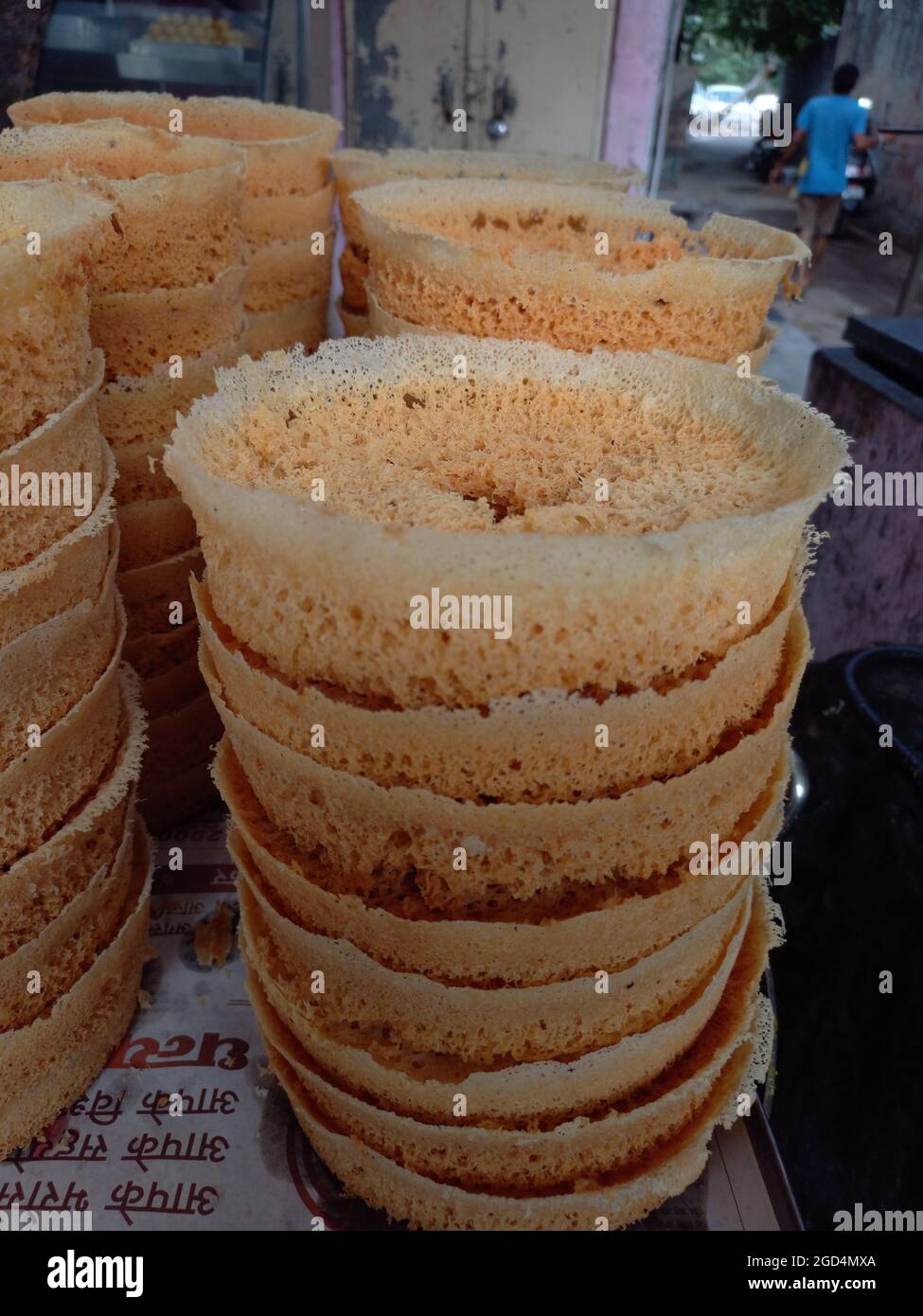 Rajasthani ghevar, jaipur, rajasthan, Inde Banque D'Images