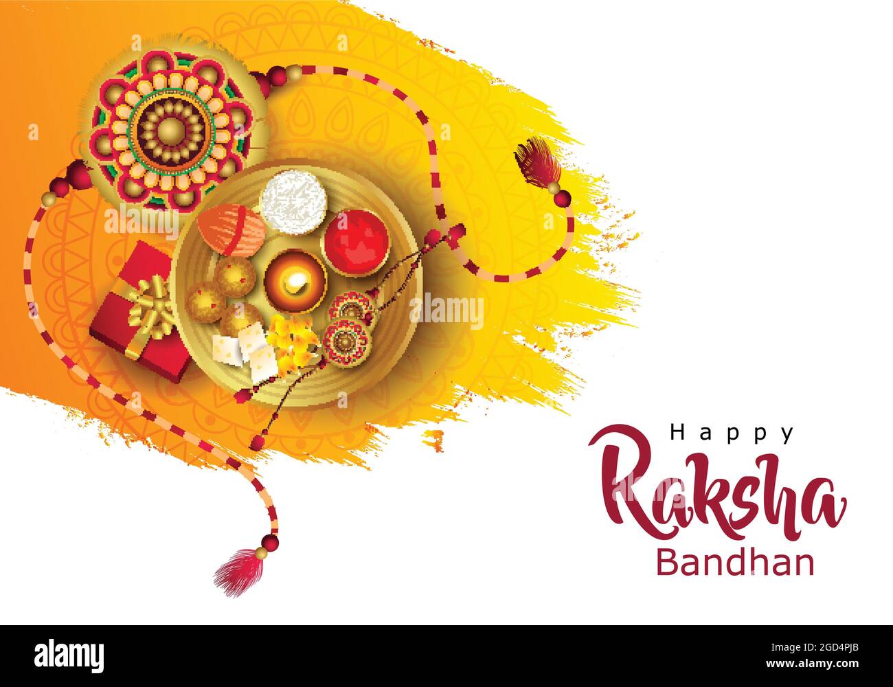 Happy Raksha Bandhan avec illustration vectorielle élégante dans un arrière-plan créatif. Festival religieux indien. Rakhi design coloré. Illustration de Vecteur Happy Raksha Bandhan avec illustration vectorielle élégante dans un arrière-plan créatif. Festival religieux indien. Rakhi design coloré. Illustration de Vecteur